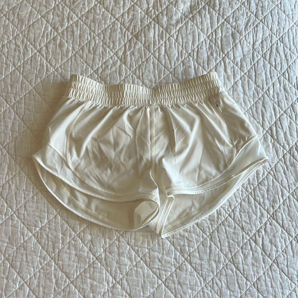Aritzia White Athletic Running Shorts